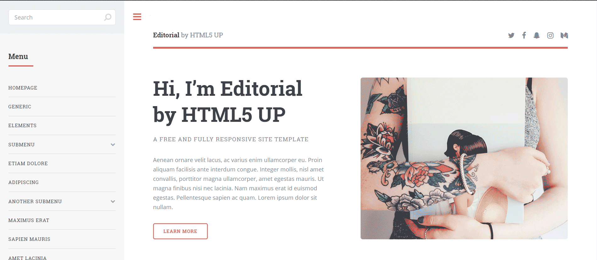 Customizing the theme