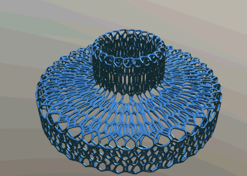 PixelFace base optimized in MeshMixer