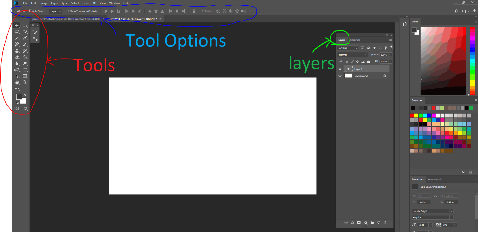 Photoshop UI