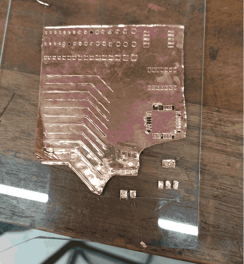 Mounting copper tape on a better base.