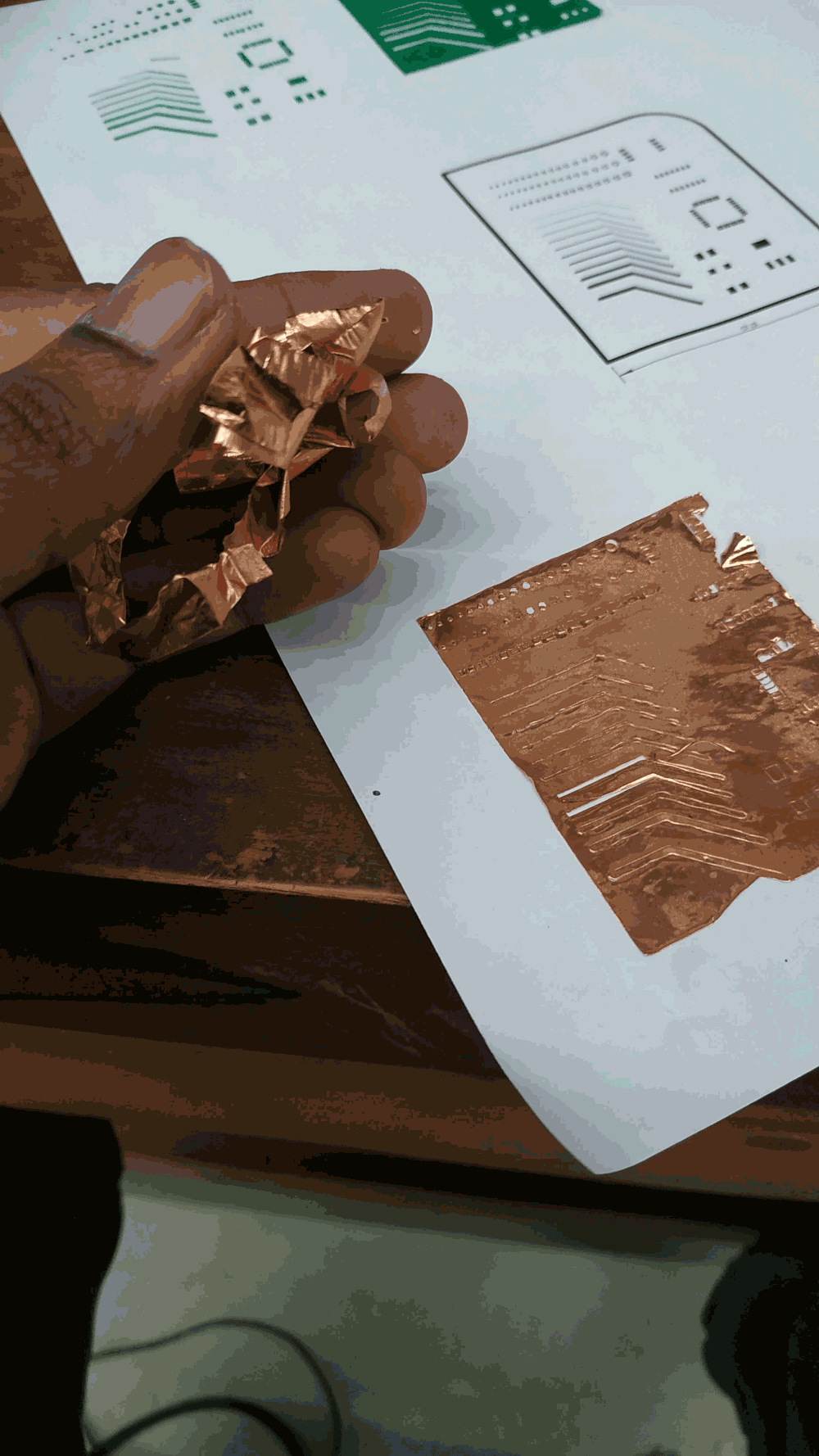 Trying to cut Copper tape
