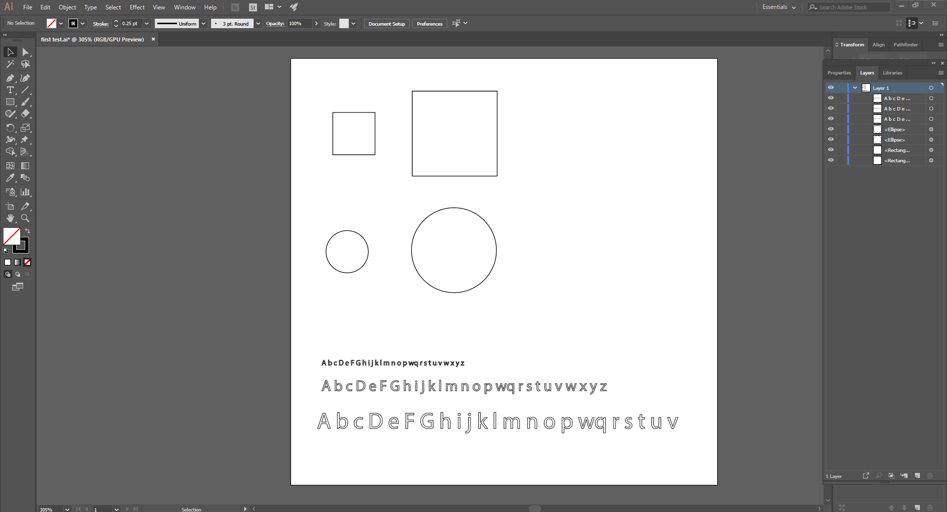 Designing a Test Template