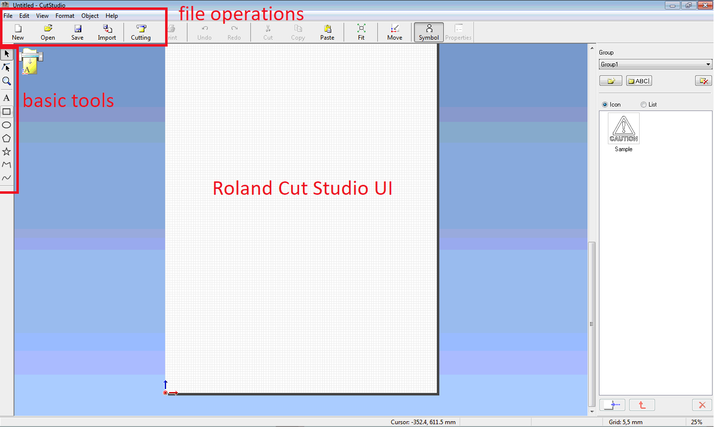 Roland Cut Studio