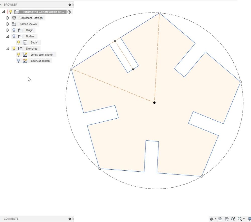 Parametric Geometry Sketch