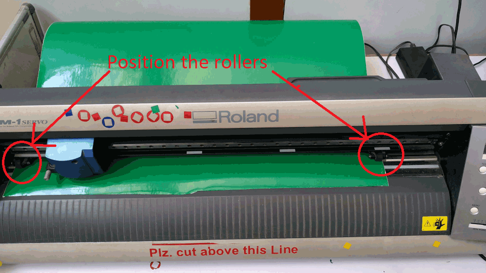 Position the Rollers