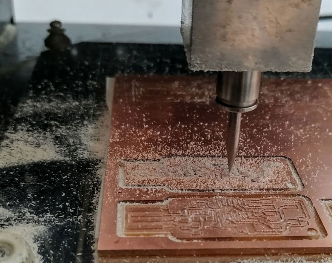 PCB milling on a Roland MDX-20