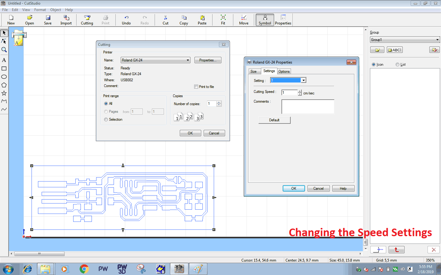 Machine Settings