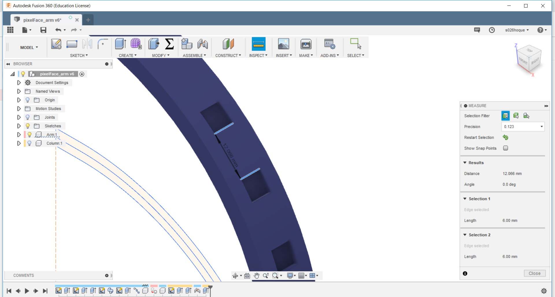 Inspecting Distance in Design