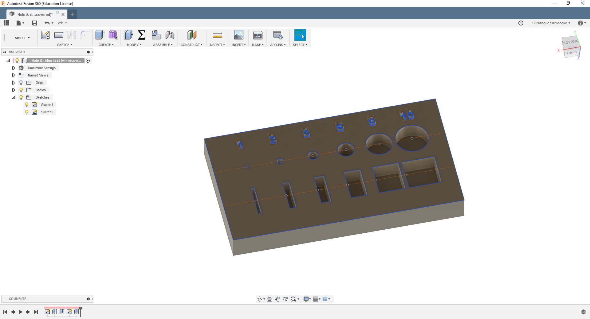 Designing in Fusion360