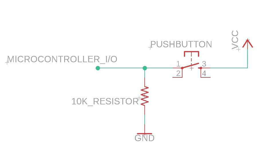 Bare Minimum Push button Circuit