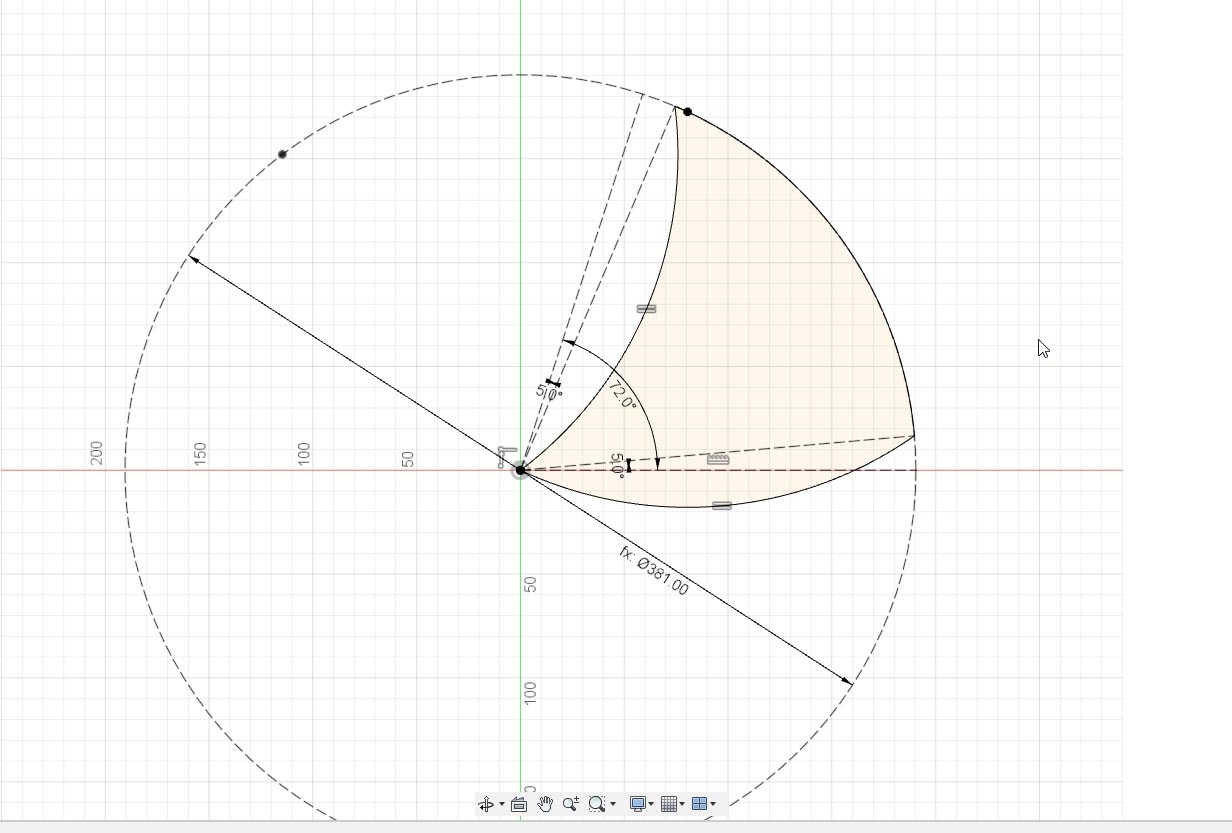 Trying to create the Iris in fusion