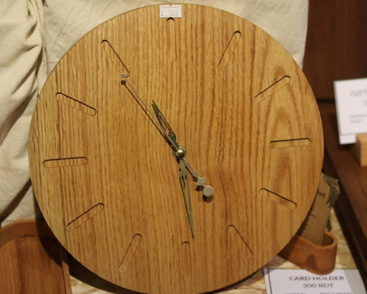 FInished Oak Clock