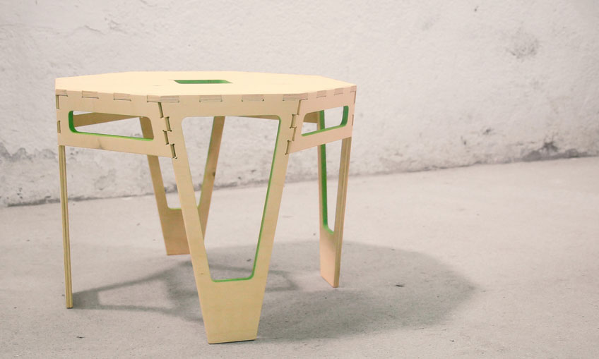 Cactus! Workshop's Box Jointed Table