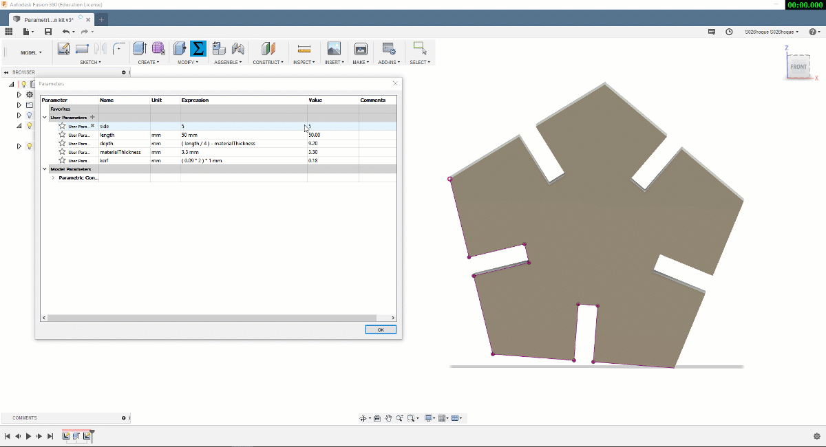 Parametric Design Kit I made for week 4