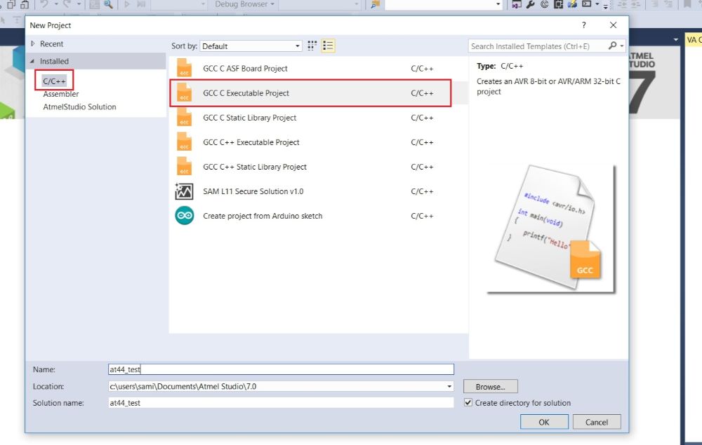 Project Type Selection