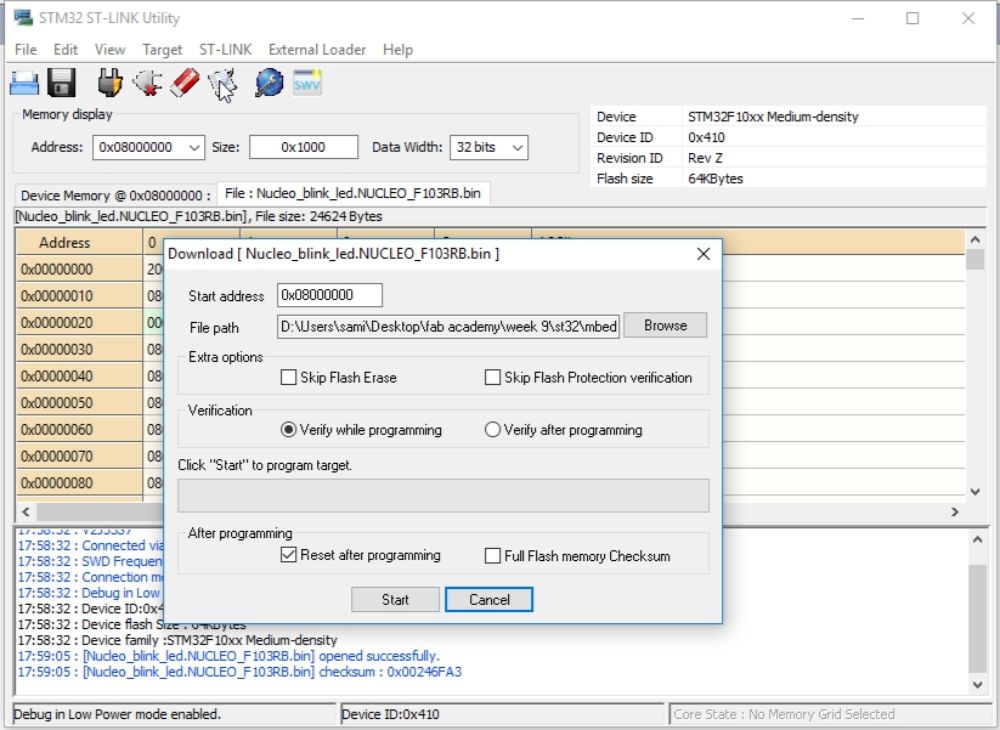 Uploading Program