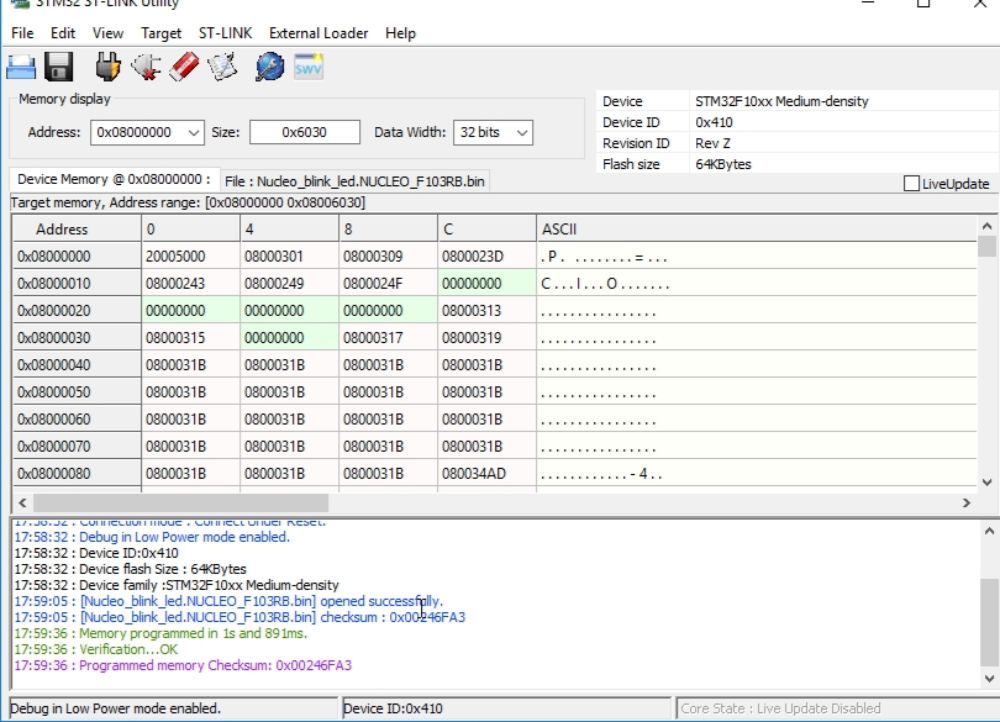 Program Uploaded