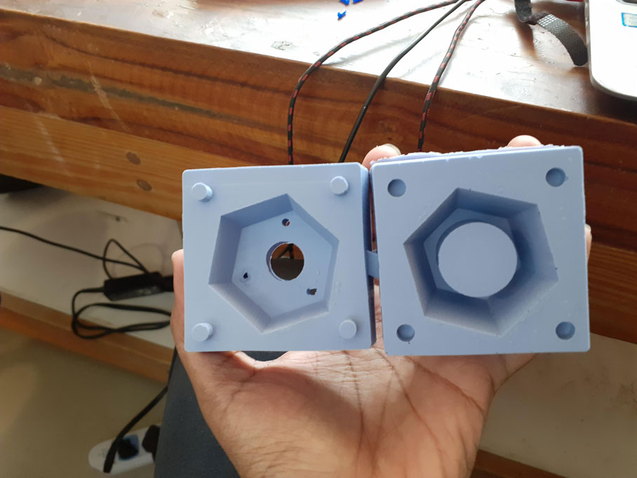 Casting the negative mold with OOMOO 30
