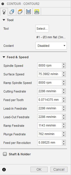 Roughing Toolpath Settings