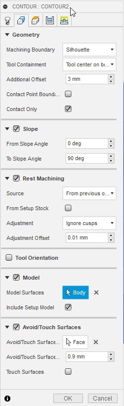 Roughing Toolpath Settings