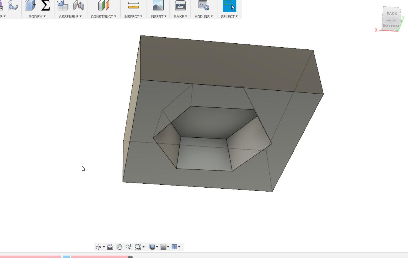 Top negative block