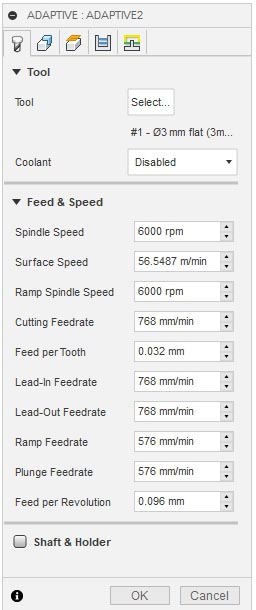 Roughing Toolpath Settings