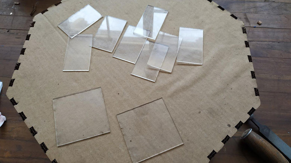 Cuting Acryllic Pieces to make Wax Ingot molds