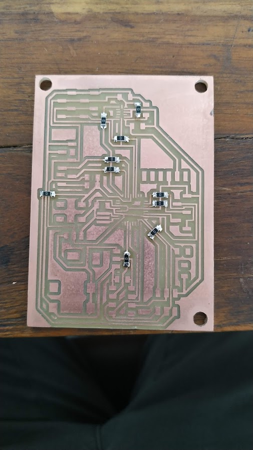Soldered all 0 ohm resistors first