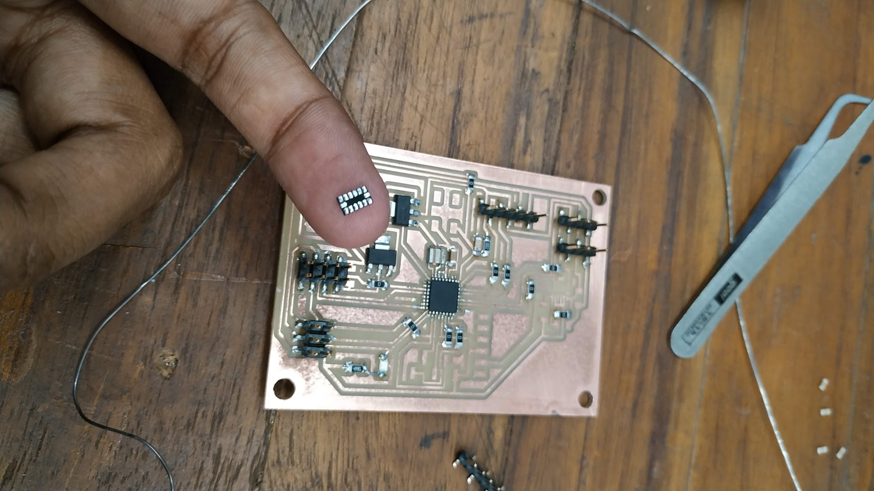 Was the Hardest to solder, LGA-14 and I only had one piece of this