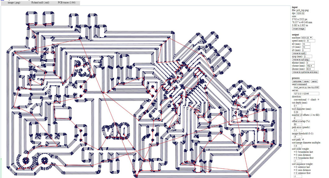 Fab Module Settings to mill the 328p footprint