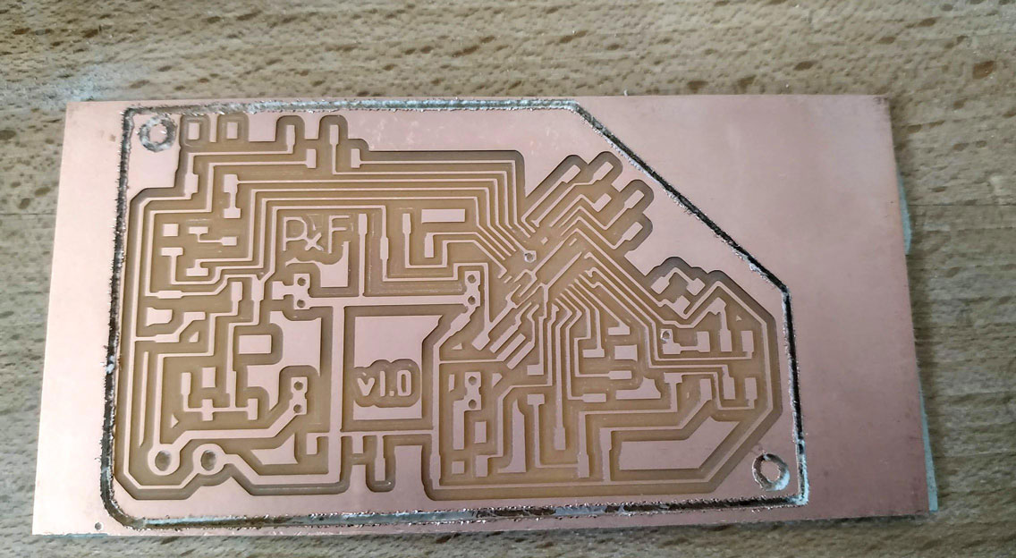 Pictures during Milling
