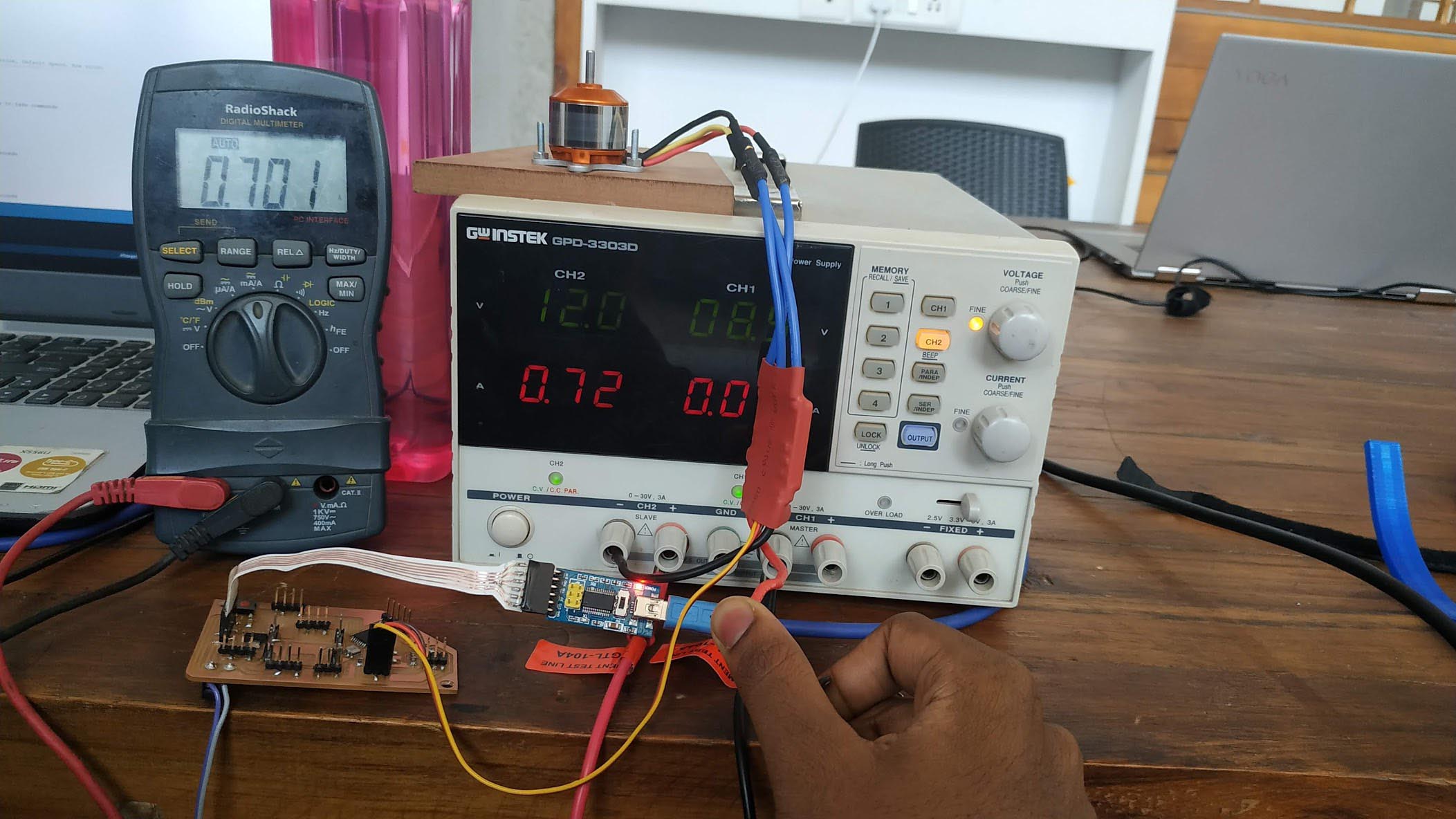 Power Consumption at ESC.write(140)