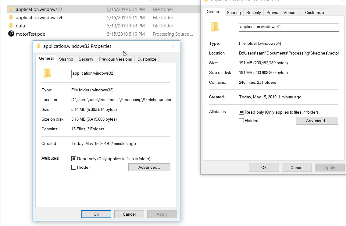 Large file size because Java is Embedded into the Executable