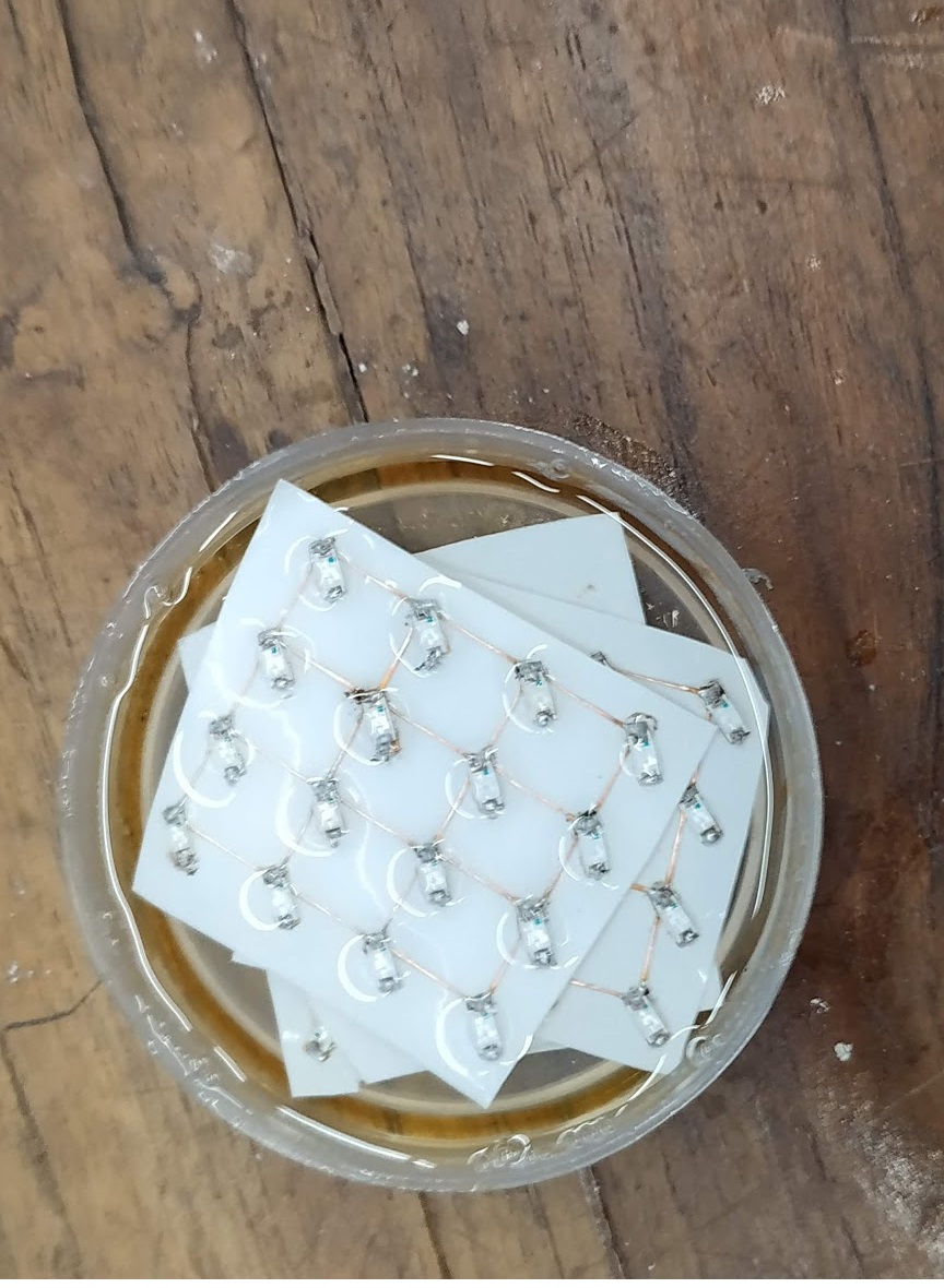 Trying to Dissolve the Glue in Alcohol