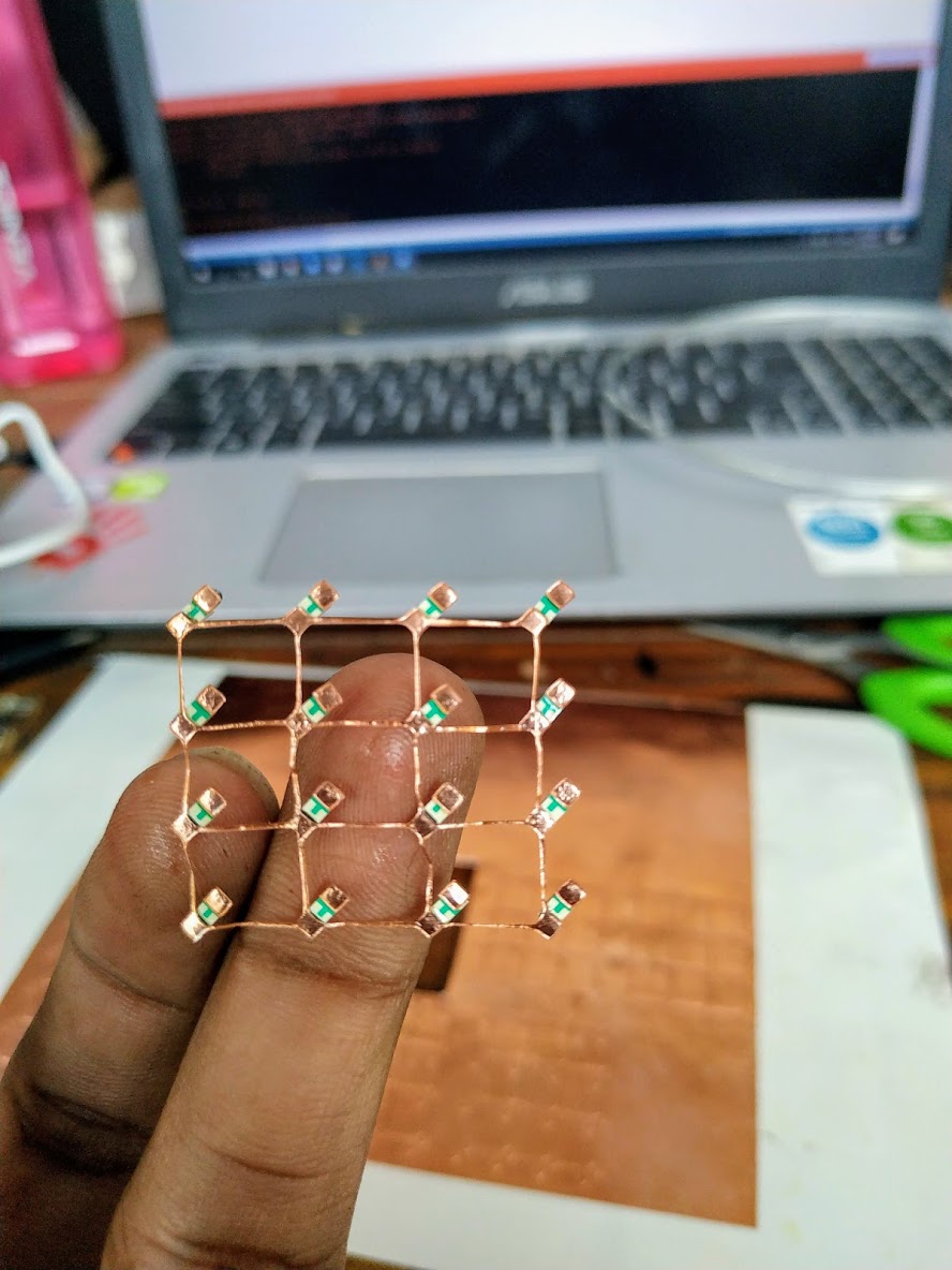 Single Layer of the LED cube