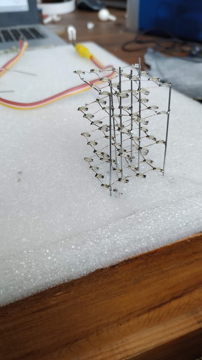 Soldering the Layers on top of eachother